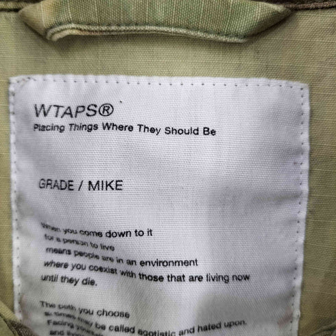ダブルタップス WTAPS 09SS JUNGLE L/S SHIRTS FATIGUE CTN ジャングルファティーグ リップストップ ミリタリー シャツ ジャケット メンズ