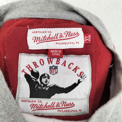 ミッチェルアンドネス mitchell&ness 裏起毛ラグランスウェット メンズ JPN:XL