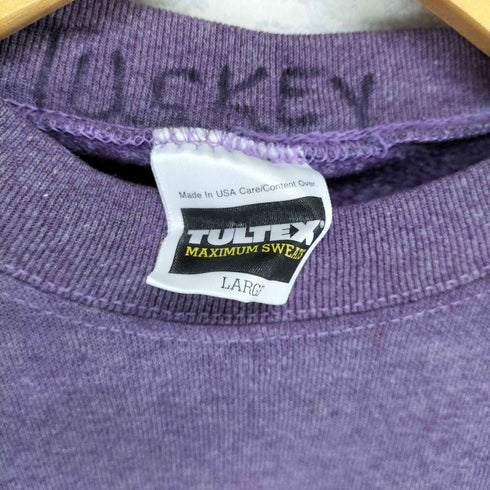タルテックス TULTEX USA製 フロントプリントスウェット メンズ JPN:L