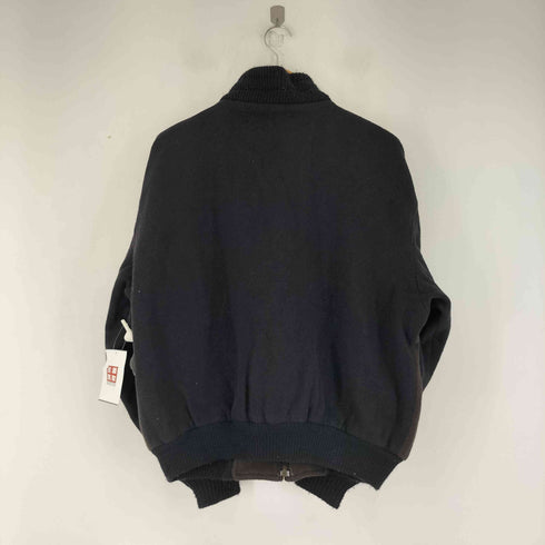 エディーバウアー Eddie Bauer USA製 黒タグ 切替 ウールブルゾン メンズ import:M