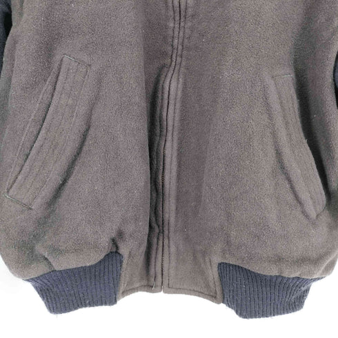 エディーバウアー Eddie Bauer USA製 黒タグ 切替 ウールブルゾン メンズ import:M