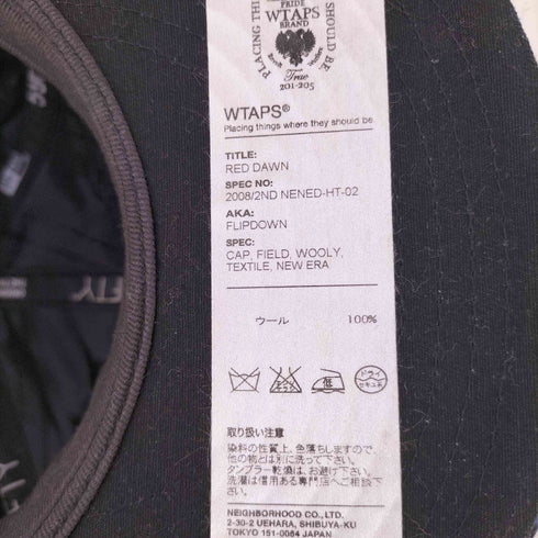 ダブルタップス WTAPS EAR Flap FLIPDOWN コラボキャップ メンズ 7/4/1