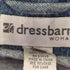 ドレスバーン DRESSBARN 襟コーデュロイ デニムステンカラーコート メンズ 2X