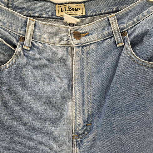 エルエルビーン L.L.Bean CLASSIC FIT ジップアップデニムパンツ メンズ