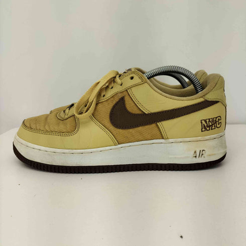 ナイキ NIKE AIR FORCE 1 LOW NYC GOLD DUST/BISON-WHITE メンズ JPN:26.5