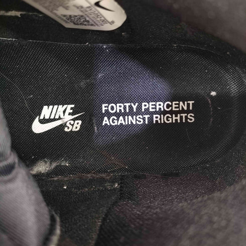 フォーティーパーセントアゲインストライツ FORTY PERCENTS AGAINST RIGHTS Dunk High Pro PRM Black メンズ JPN:26