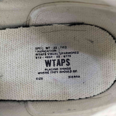 ダブルタップス WTAPS 15SS CANVAS SNEAKER 01 SHOES COTTON メンズ JPN:26