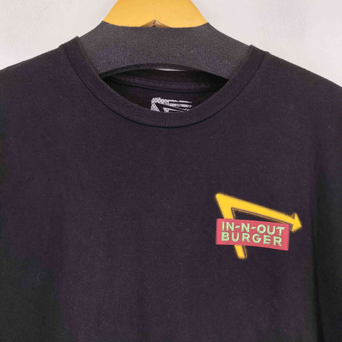インアウトバーガー IN-N-OUT BURGER 両面プリントクルーネックTシャツ メンズ JPN:L