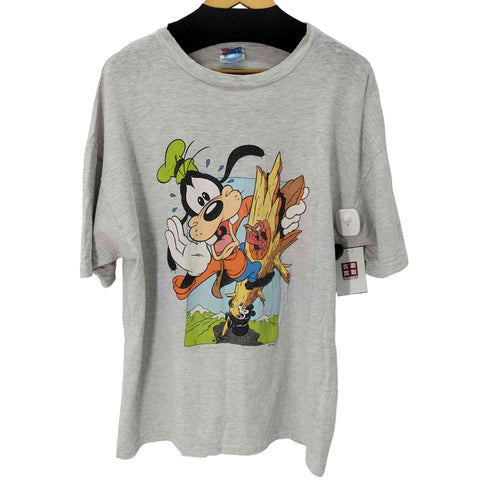 ヘインズ Hanes 90S USA製 S/S キャラクターデザインクルーネックTシャツ メンズ XLARGE