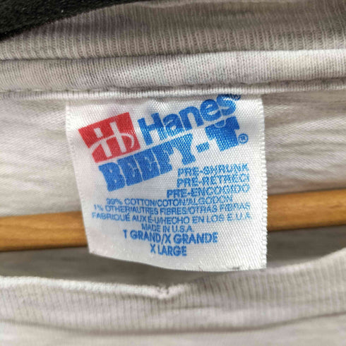 ヘインズ Hanes 90S USA製 S/S キャラクターデザインクルーネックTシャツ メンズ XLARGE
