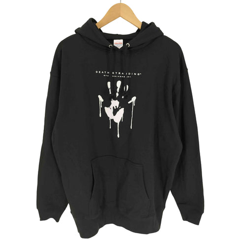 ユナイテッドアスレ UNITED ATHLE 5TH ANNIVERSARY 手形 血 プリント L/S プルオーバー パーカー メンズ import:XL