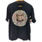 GET WILD S/S サイケデリックキャットプリントクルーネックTシャツ メンズ import:L