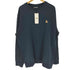 メゾンキツネ MAISON KITSUNE フォックスロゴワッペン L/S クルーネック スウェット トレーナー メンズ XXL