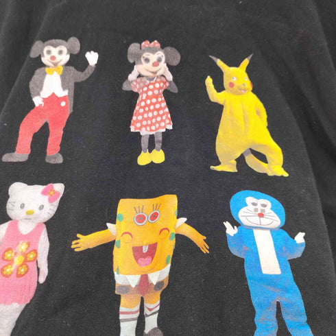 NERIAME S/S キャラクターデザインプリントクルーネックTシャツ メンズ JPN:L