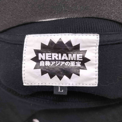 NERIAME S/S キャラクターデザインプリントクルーネックTシャツ メンズ JPN:L