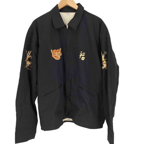 60S復刻 虎 福 ベトナム 地図 スイングトップ ベトジャン メンズ import:L