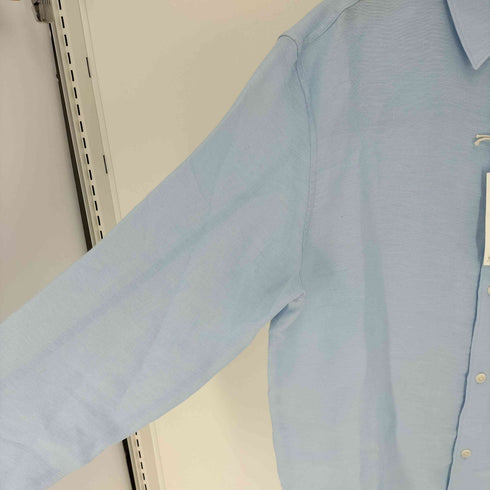 ザラ ZARA 25SS レーヨン混 L/S カジュアル シャツ メンズ import:L