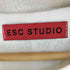 イーエスシーステュディオ ESC STUDIO メッセージプリント クルーネックノースリーブ メンズ