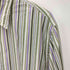 ギャップ Gap 00S 紺タグ L/S マルチストライプ シャツ メンズ import:M