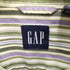 ギャップ Gap 00S 紺タグ L/S マルチストライプ シャツ メンズ import:M