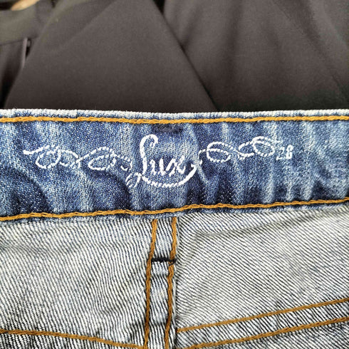 ジャックローズラブメゾン JACK ROSE Luv maison USA製 ダメージ加工 フレアデニムパンツ メンズ