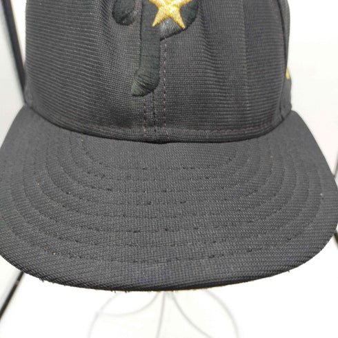 ニューエラ NEW ERA 90S USA製 青タグ 59FIFTY 旧ロゴ 刺繍 6パネル ベースボール キャップ メンズ 7 5/8
