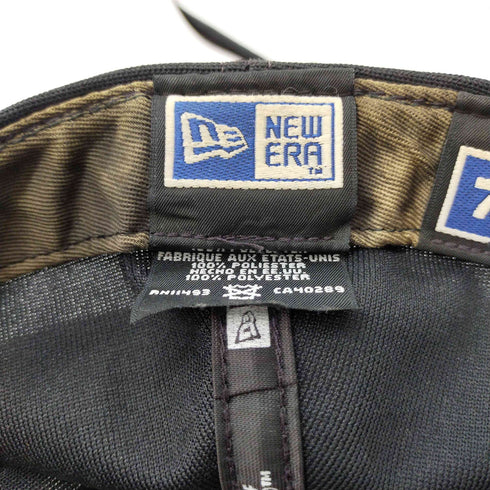 ニューエラ NEW ERA 90S USA製 青タグ 59FIFTY 旧ロゴ 刺繍 6パネル ベースボール キャップ メンズ 7 5/8