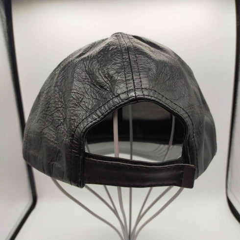 USA製 GENUINE LEATHER CAP 本革 レザー キャップ メンズ ONE SIZE