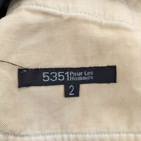 ゴーサンゴーイチプールオム 5351 POUR LES HOMMES ブーツカット フレアデニムパンツ メンズ 2