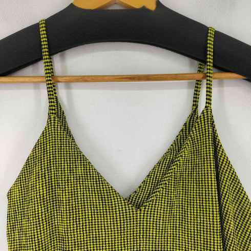 ザラ ZARA チェック柄キャミワンピース レディース import:S
