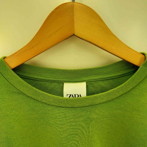 ザラ ZARA アポリネアテキスト入りtシャツ メンズ import:M