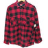 ROUAHATTE ネコ目ボタン ブロックチェック L/S ワーク シャツ メンズ import:XXL