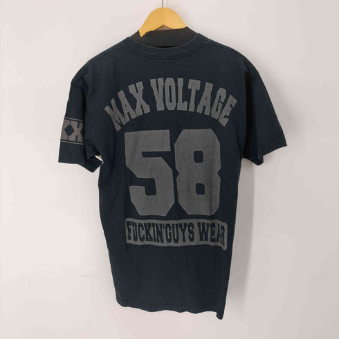 Fifty Eight Max Voltage Fuckin Guys Wear バックプリントTシャツ メンズ