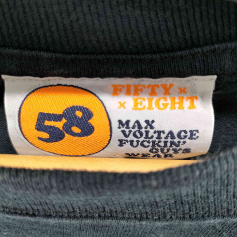 Fifty Eight Max Voltage Fuckin Guys Wear バックプリントTシャツ メンズ