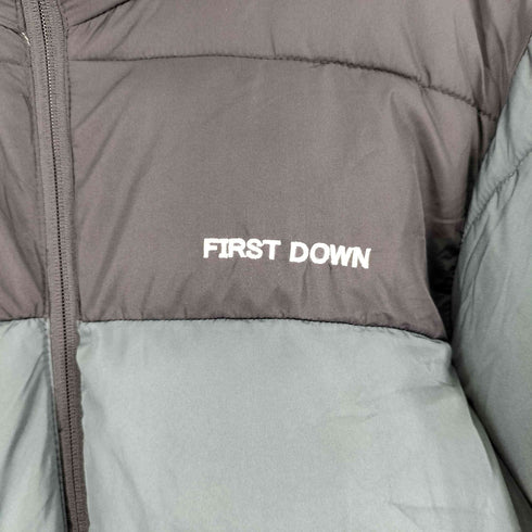 ファーストダウン FIRST DOWN 刺繍ロゴ 中綿 ジップアップジャケット メンズ JPN:L