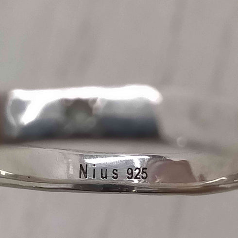 newport Nius925刻印リング レディース 13号