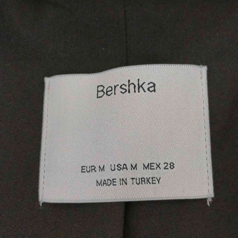 ベルシュカ BERSHKA チェッククロップドジャケット ショートパンツセットアップ レディース M/36
