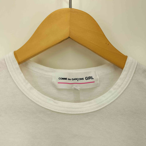 コムデギャルソンガール COMME DES GARCONS GIRL AD2015 eternal Spring アウトライン プリント S/S Tシャツ レディース import:XS