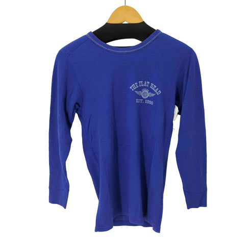 ザフラットヘッド the flat head ショルダーパッドサーマル L/S カットソー メンズ US:36