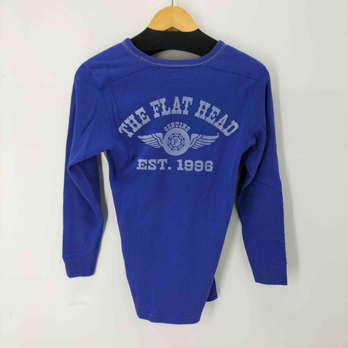 ザフラットヘッド the flat head ショルダーパッドサーマル L/S カットソー メンズ US:36