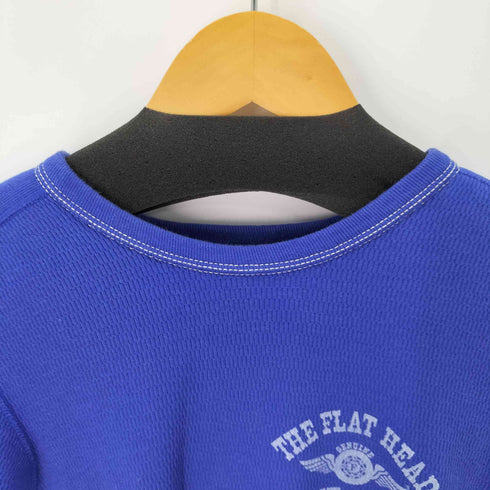 ザフラットヘッド the flat head ショルダーパッドサーマル L/S カットソー メンズ US:36