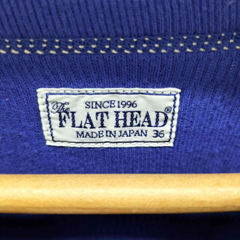 ザフラットヘッド the flat head ショルダーパッドサーマル L/S カットソー メンズ US:36