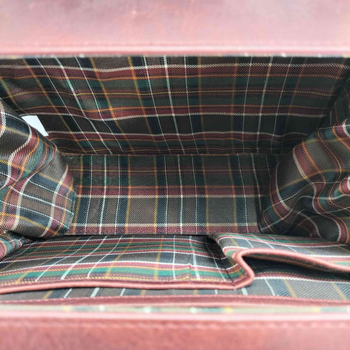 VALISE スモールブリーフケース ブラックチェリー レディース