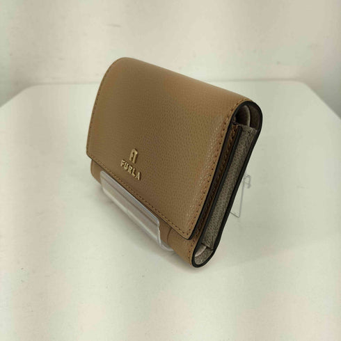 フルラ FURLA レザーベージュ3つ折り財布 レディース