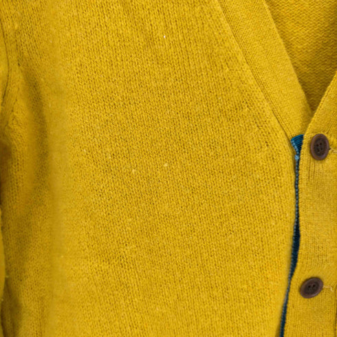 メゾンキツネ MAISON KITSUNE ラムズウール Vネックカーディガン フォックス メンズ JPN:S