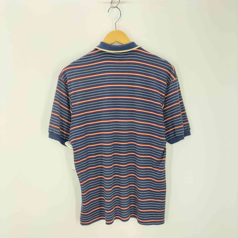 ラングラー Wrangler 80-90s USA製 ホース刺繍 S/Sボーダーポロシャツ メンズ import:L