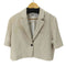 ザラ ZARA S/S クロップドテーラードジャケット レディース JPN:L