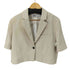 ザラ ZARA S/S クロップドテーラードジャケット レディース JPN:L