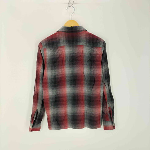 ワコマリア WACKO MARIA 60'S OMBRE CHECK OPEN COLLAR SHIRT メンズ JPN:S