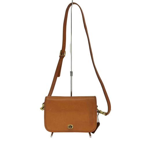 コーチ COACH OLD USA製 ターンロック レザー ショルダーバッグ レディース